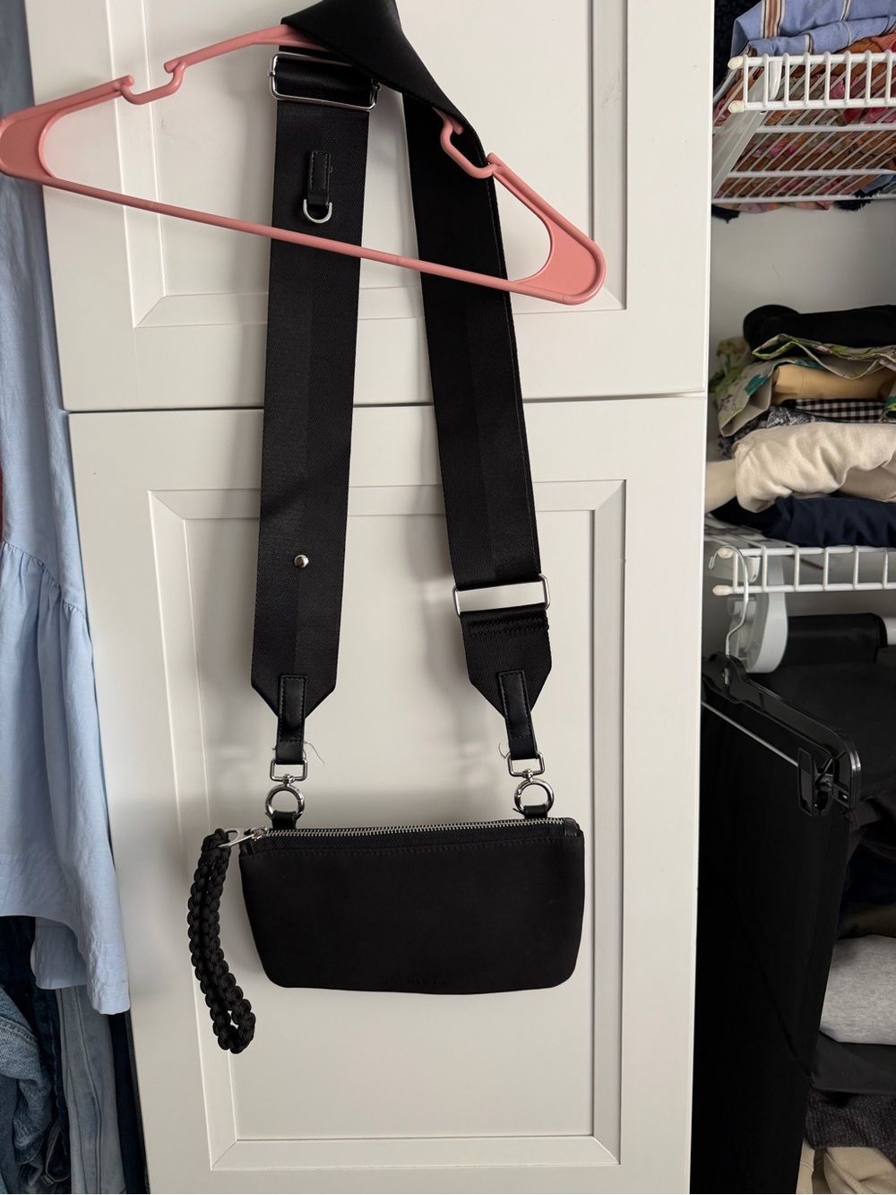 Athleta Revive Modular Crossbody Bag black